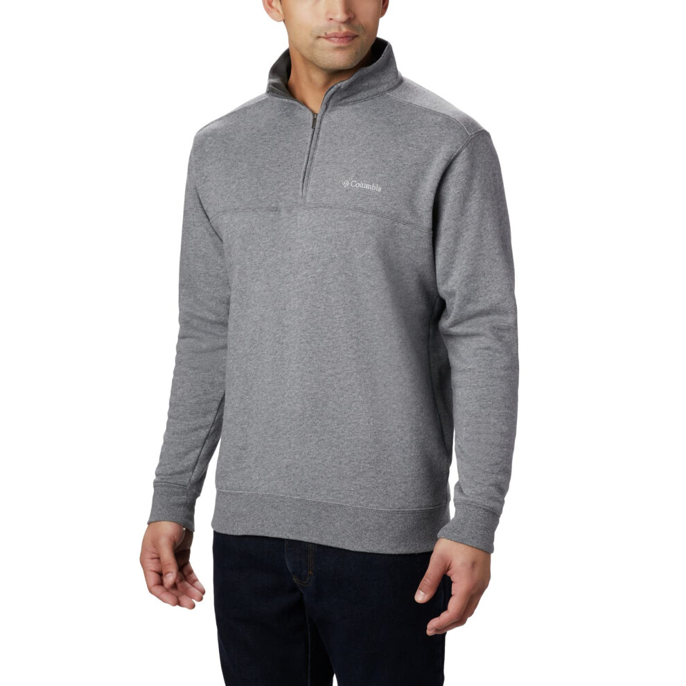 Veste mi-zip Hart Mountain II pour homme Columbia, charbon chiné, X-La