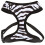 East Side Collection Polyester Plush Zebra-Print Dog Harness Medium 1