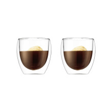Bodum 8 oz Pavina sklenice s dvojitou stenou Vysokoteplotn borosiliktov sklo 2 balen cir