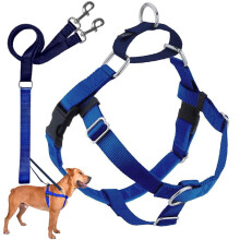 2 Hounds Design Freedom No Pull Dog Harness | Komfortabel kontrol for let at gå | Justerbar hundesele og snor sæt | Små medium og store hunde | L
