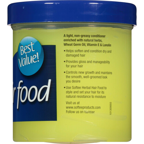 Softee Hair Food avec vitamine E 12 oz. 2