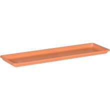 Novedad 10245 - Bandeja mediana para jardinera campestre de terracota (56,7 x 16,5 cm)