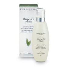 LErbolario Risposta Gel Detergente Viso, 200 ml - Gel Basso Schiuma - Rimuove il Trucco - Idratante e Nutriente - Cruelty-Free