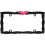 CRUISER TILBEHR 22456 Hjerte nummerplade Stel Blank sort/Pink 1