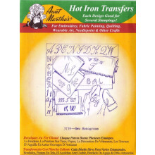 Neues Monogramm Tante Martha's Hot Iron Stickerei-Transfer