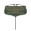 Plaque de Jardin "Le Baiser du Soleil..." Vert/Or, Aluminium 1