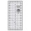 Creative Grids Basic Range 6"" x 12"" rektangel quilt lineal - CGRBR5 1