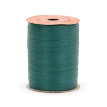 Stuha Berwick Offray Matte Hunter Green Raffia,       rka 1/4'', 100 yardov