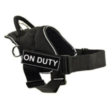 DT Fun Works Harness on Duty Black cu o taietura reflectorizanta mica-se potrive?te dimensiunii circumferin?ei: 22-inch pna la 27-inch