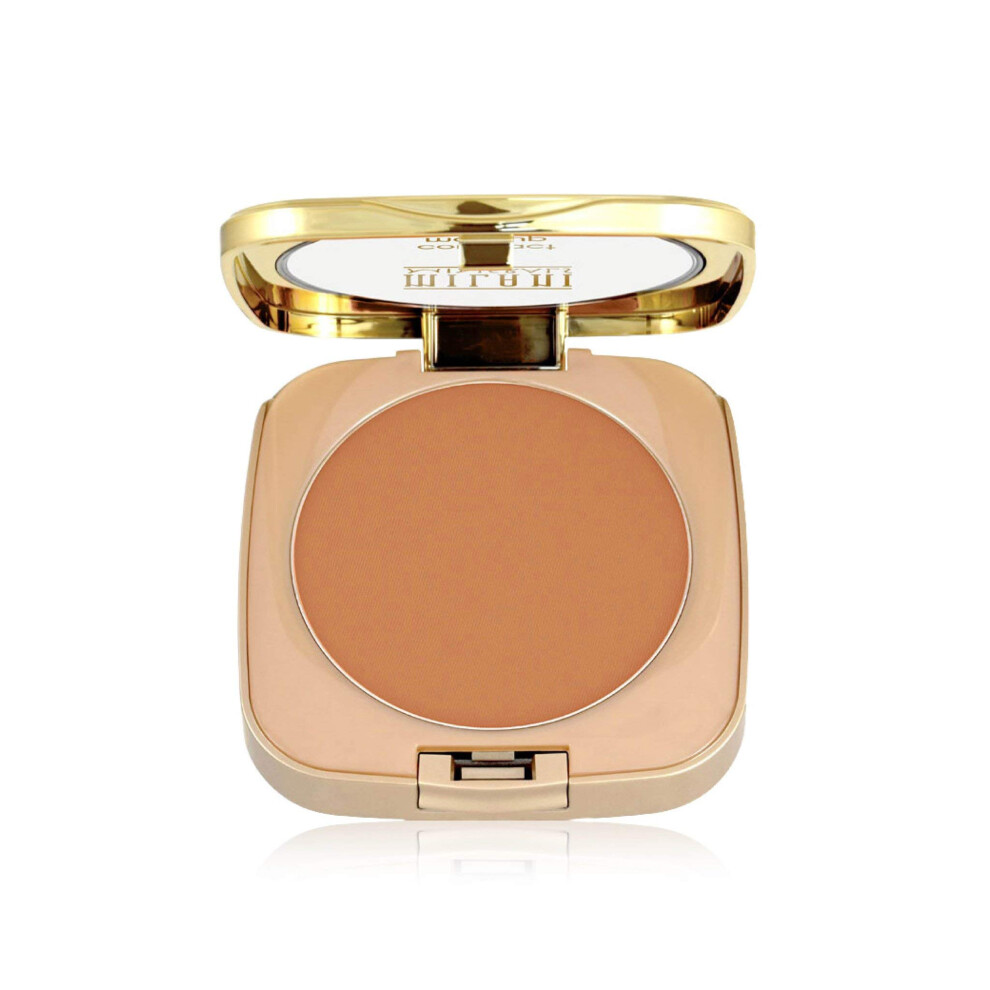 Milani Mineral Compact Makeup  Deep (0.3 Ounce) Vegan  CrueltyFree Mineral Face Powder with Full Coverage to Conceal Imperfections