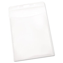 PVC-vrije badgehouders verticaal 3"" x 4"""" transparant 50/pak