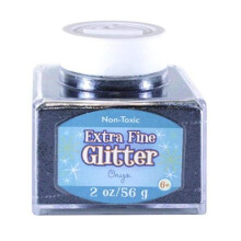 Sulyn Extra Fine Onyx Black Glitter Stohovac ndoba 2 unce Netoxick stohovateln a opakovane pouiteln ndoba Vcensobn otvory pro snadn dvkov