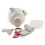 Hy-Gloss Wet and Set gesso rolo para artesanato de 4 polegadas x 180 polegadas branco 4