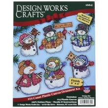 Design Works Crafts Welcome -ristipistokoristesetti, talvi, 10 cm