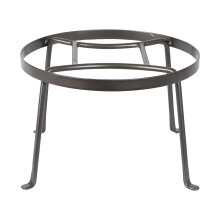Achla Designs FB-30 Argyle Smedejern Plant Stand 8-tommer H grafit