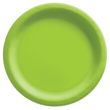 Kiwi groene ronde papieren borden - 20"" (20 stuks) - Perfect voor feestjes, picknicks en dagelijkse maaltijden
