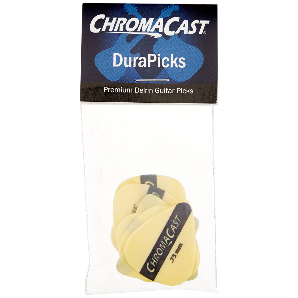 Chromacast Dura Picks – 10 Pick Pack Light-Medium Yellow-image