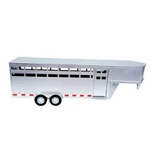 Big Country Toys - Reboque de Cavalo Sundowner com Engate Gooseneck para Brinquedos de Fazenda 1:20