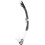 Cressi Cressi Alpha Ultra Dry Σνορκελ (Μαύρο/Ασημί) (ES258055) 1