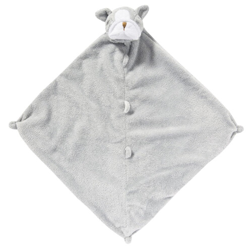Angel Dear grey Bulldog Blankie