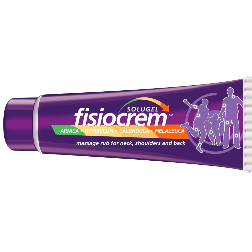 Solugel Fisiocrem Fisiocrem Solugel - Massage Rub For Neck Shoulders And Back With Arnica - 60 Ml