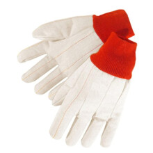 Liberty Glove & Safety 4518r 20 oz Nap-in Cotton Canea Double Canvas Glove pentru barba?i cu ncheietura minii ro?ii (pachet de 12)