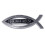 Christian Fish Esajas 40:31 Vers Chrome Auto Emblem 1
