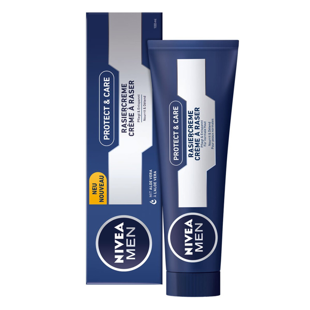 Nivea Men Original Lather Shaving Cream in Tube 3.5oz - Pack of 3