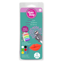 Sculpey Bake Shop Eraser Polymer Oven Bake Clay 6 uniktn sada barev se po upecen 1 stane skutecnmi gumami 1 modelovac nstroj Skvel pro vytvre