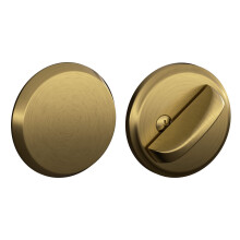 Schlage B81 609 Zámek s Standardní Úpravou, Nízkoúrovňový Jednostranný Zámek, Nejvyšší Bezpečnost, Antické Mosaz