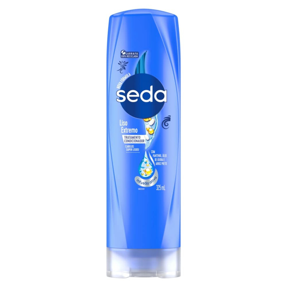 Seda Linha Liso Extremo Condicionador 325 Ml (Seda Extreme Straight Collection Conditioner 11 Fl Oz)