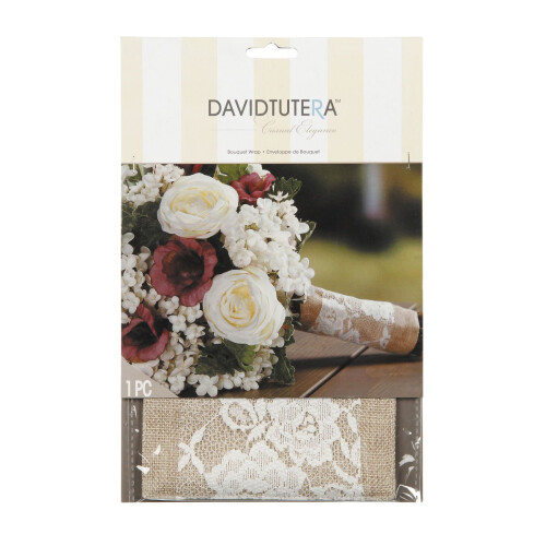 David Tutera Burlap ?i Buchet Buchet din dantela