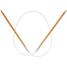 Agulha Circular ChiaoGoo de 24 polegadas (61cm) em Bambu Patina Escura Tamanho US 1 (2.25mm) 2024-1