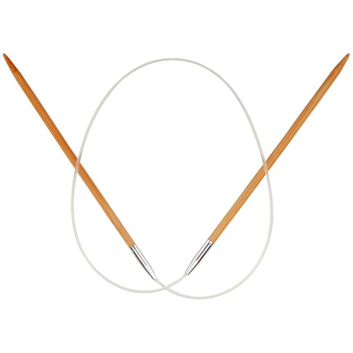 Agulha Circular ChiaoGoo de 24 polegadas (61cm) em Bambu Patina Escura Tamanho US 1 (2.25mm) 2024-1