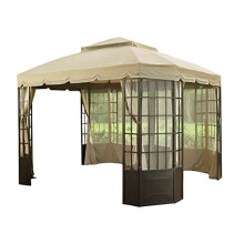 Wymienna oslona gσrna baldachimu Garden Winds do altanki Sears Bay Window Riplock 350 bezowa