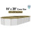 Capa de Piscina Elevada Buffalo Blizzard 12 x 24 ft Oval | Capa Reversível Tan/Prata 4