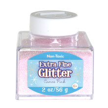 SULYN Extra Fine Cameo Pink Glitter Stacker Jar 2 uncje nietoksyczne sloik do ukladania i wielokrotnego uzytku wiele gniazd dla latwego wydawania