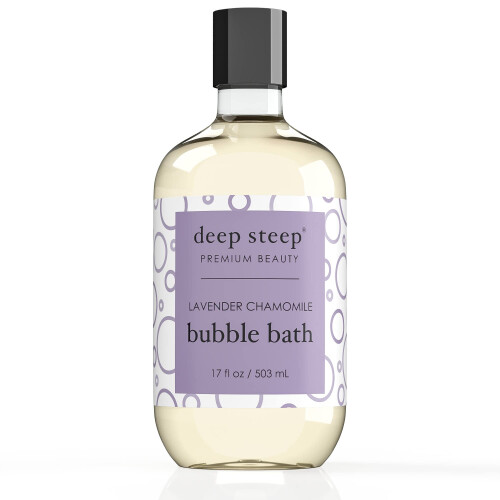 Deep Steep Bubble Bath  Lavender Chamomile  17 Ounces