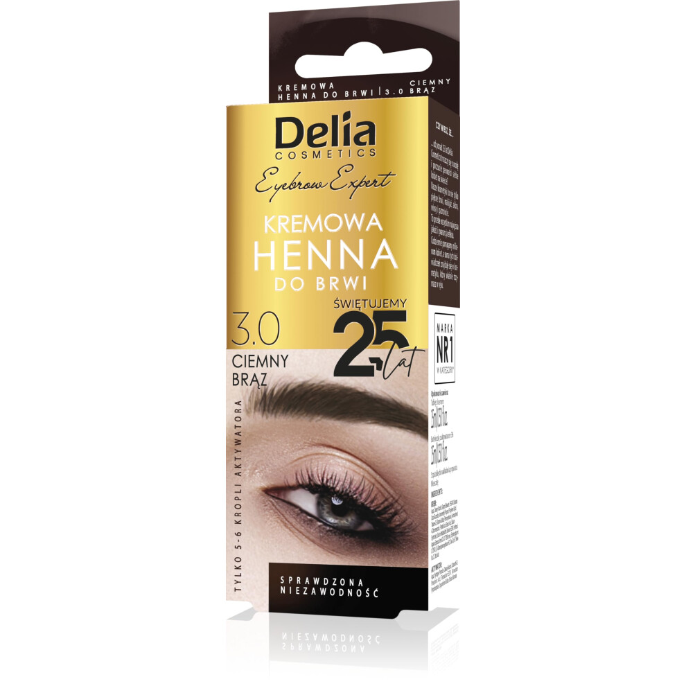 Delia Kosmetiikka Delia Eyebrow Colour Cream Brown - 1 Oz