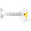 Cressi Cressi Nano Crystal  Clear/Yellow 4