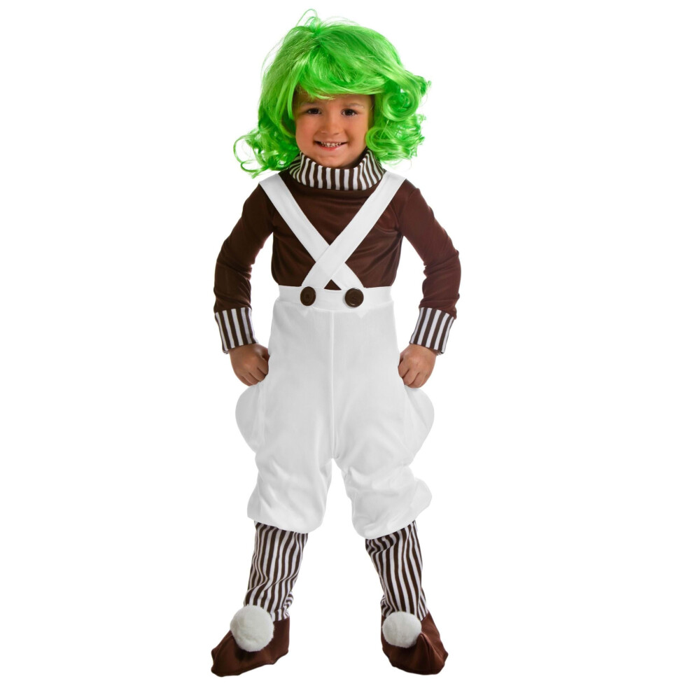 Photos - Fancy Dress Toddler Oompa Loompa Costume Charlie and the Chocolate Factory Costume for Kids 2T FUN2094TD
