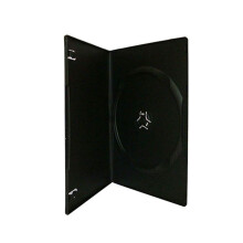 Maxtek 7mm Slim Black Single CD/DVD-etui 100 stk. Pakke.
