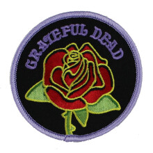 C&D Visionary Application Grateful Dead Rose logval Patch Lila