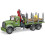 Bruder Mack Granite Timber Truck with Loading Crane and 3 Trunks 3