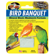 Zoo Med Mealworm Bird Banquet Block Lille