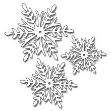 Penny Black Trio de Cortadores Decorativos Floco de Neve
