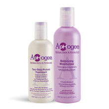 Aphogee Serious Hair Care Double Bundle (Two-step Protein Treatment 4 Fl Oz och Balancing Moisturizer 8 Fl Oz)