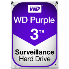 Western Digital Purple 3TB    berwachungsfestplatte     5400 U/min Klasse SATA 6 Gb/s 64 MB Cache 3,5 Zoll     WD30PURX [Alte Version]