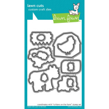 Lawn Fawn Custom Craft Dies - Critters On The Farm