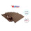 Papel de seda de chocolate 15 polegadas x 20 polegadas - 100 folhas pacote 4